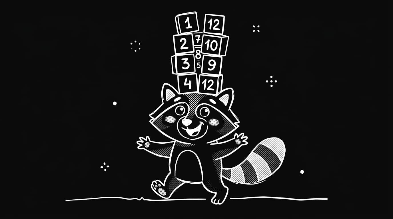 Illustration for Multiplying by 12 in Mathness: The Ten-Plus-Two Reflex