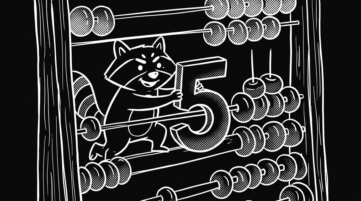 Illustration for Multiplying by 5, 50, and 500 in Mathness: The Halve-and-Shift Trick
