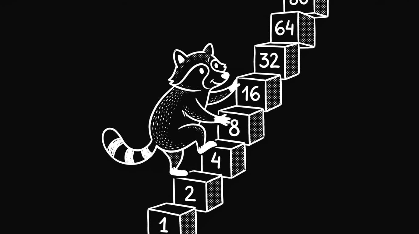Illustration for Powers of Two in Mathness: The Ladder From 2 to 2048