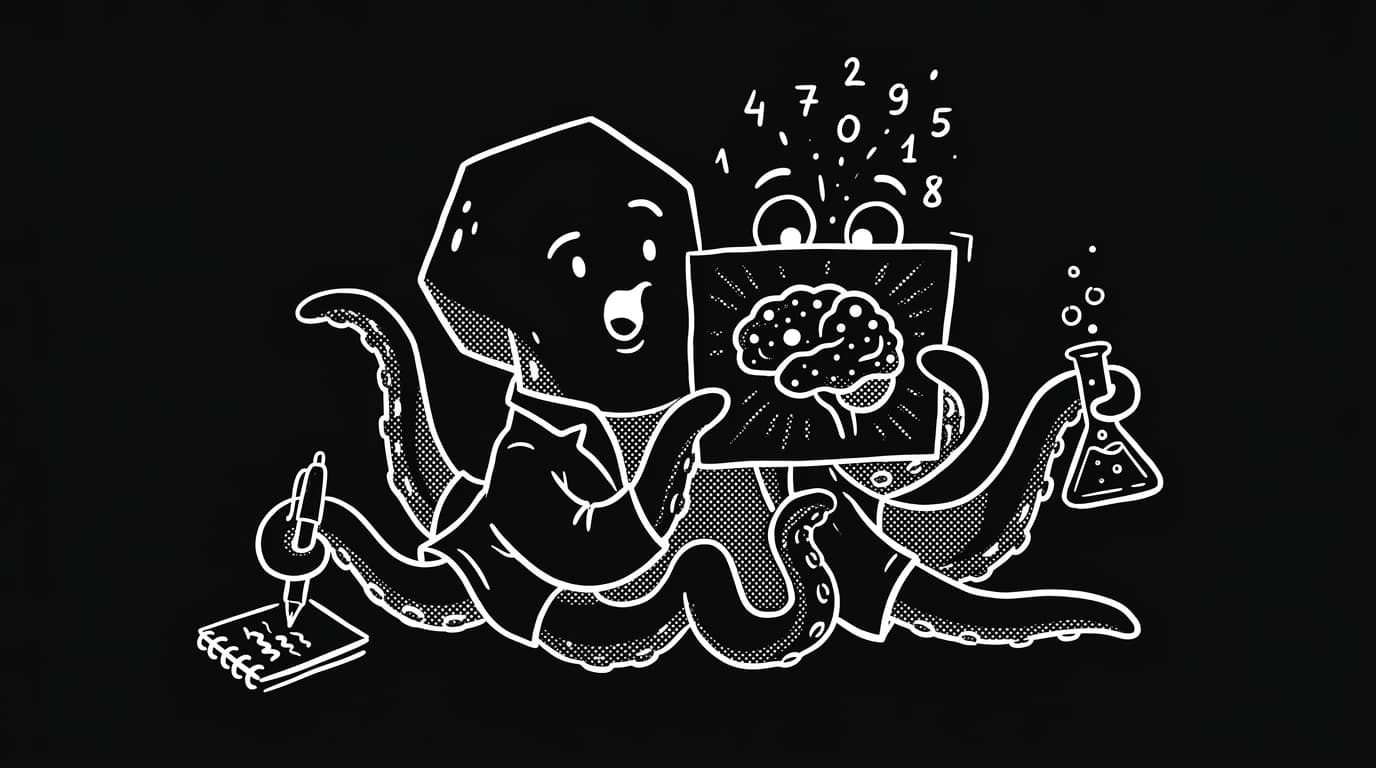 Illustration for The Brain of a Human Calculator: What fMRI Studies Show